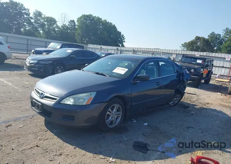 2007 Honda Accord 2.4 Ex из США, поврежденный, VIN 1HGCM56887A130304